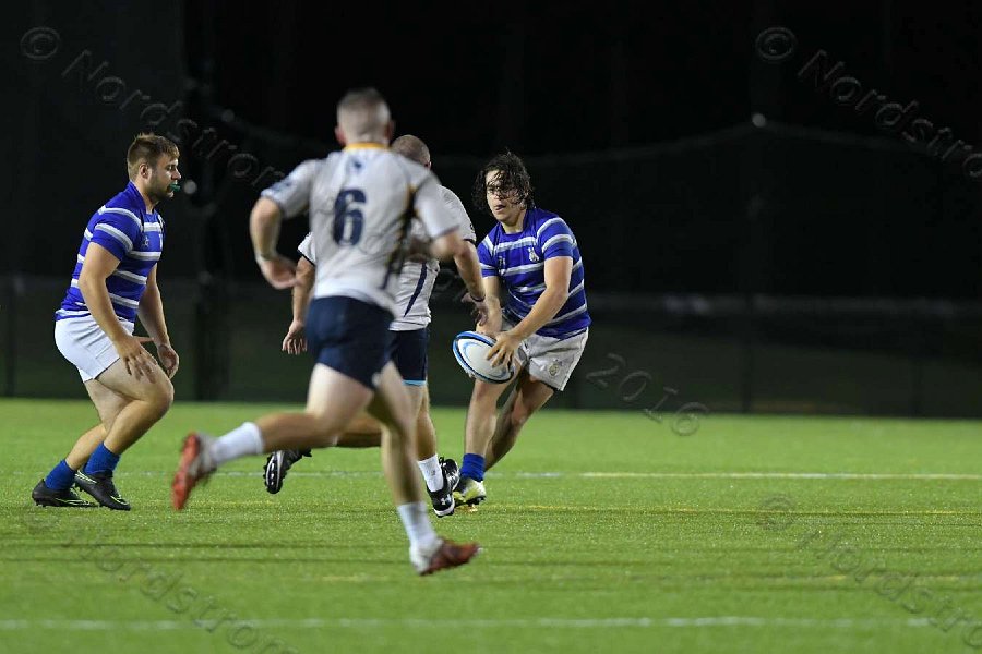 Wheaton Men\'s Rugby vs Mass Maritime.  Photo by Keith Nordstrom